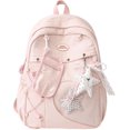 thumbnail image 1 of Sunyuer Kawaii Ita Backpack for Young Women, Aesthetic Backpack with Clear Display Window, Lace Star Pendant Water‑Resistant Nylon Bookbag for Daily Travel, 1 of 9