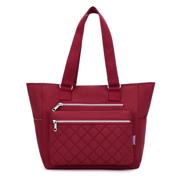 Sunyuer Large Tote Bag for Women, Casual Quilted Handbag Waterproof Shoulder Bag Lightweight for Shopping Travel Work