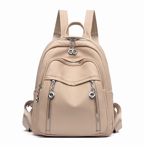 Sunyuer PU Leather Anti-Theft Backpack for Women, Lightweight Stylish & Spacious Purse Backpack, Fashion Versatile Bag for Daily Work Travel