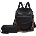 thumbnail image 1 of Sunyuer PU Leather Backpack Purse for Women, Fashion Ladies Backpack Purse, Convertible Shoulder Bags Handbag, Suitable for Shopping, Traveling, Work for Women, 1 of 7