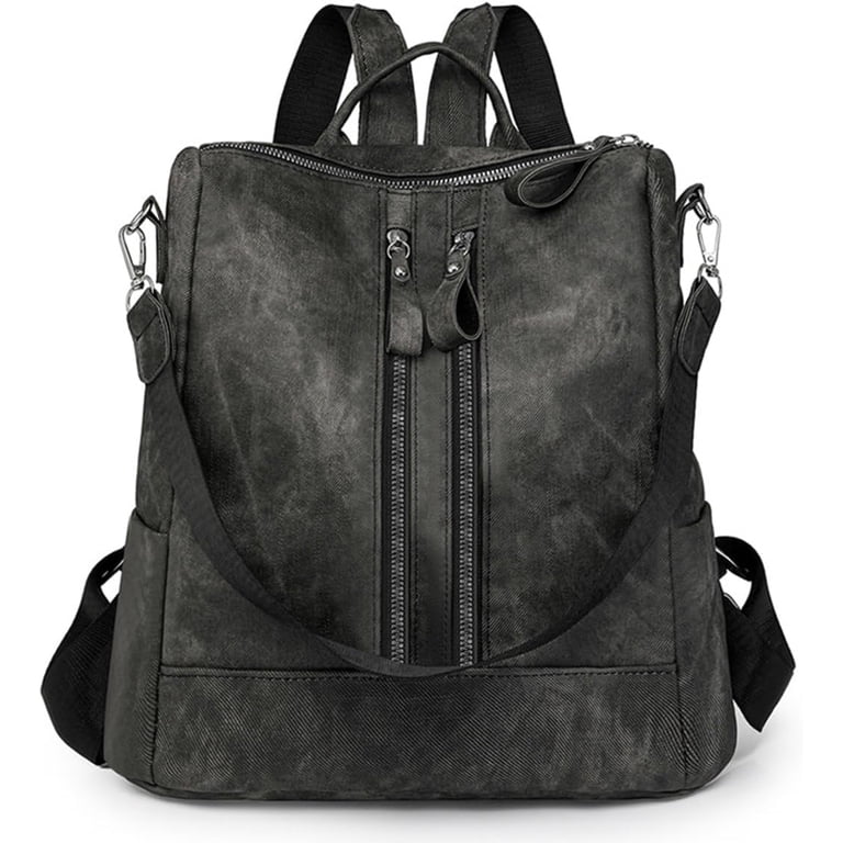 Sunyuer PU Leather Backpack Purse for Women Fashion  display picture 3