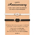 thumbnail image 1 of Sunyuer Pinky Promise Knot Couples Bracelets Anniversary Christmas Valentines I Love You Gifts for Boyfriend Girlfriend Women Men, 1 of 6