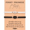 thumbnail image 1 of Sunyuer Pinky Promise Knot Couples Bracelets Anniversary Christmas Valentines I Love You Gifts for Boyfriend Girlfriend Women Men, 1 of 6