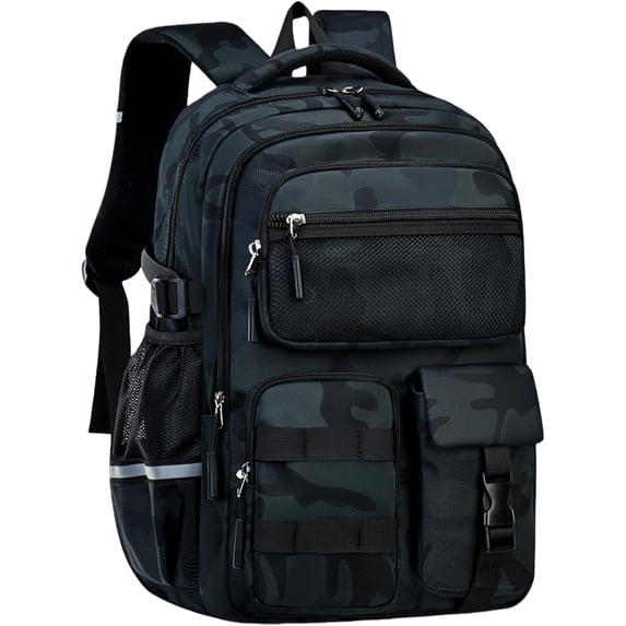 Sunyuer Stylish Large-Capacity Multi-Pocket Backpack - Perfect for Daily Commute & Outdoor Adventures
