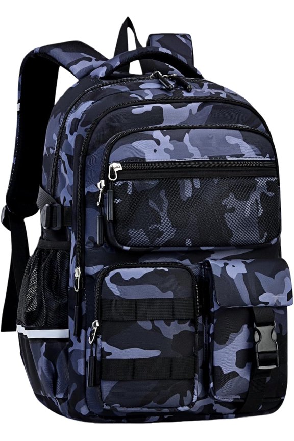 Stylish Large-Capacity Multi-Pocket Backpack - Perfect for Daily Commute & Outdoor Adventures