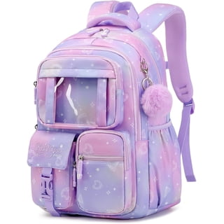 Sunyuer Stylish and Spacious Backpack, Aesthetic Backpack for Women Cute Bookbag Preppy College