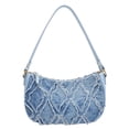 thumbnail image 1 of Sunyuer Trendy Jean Purse Hobo Bag, Quilted Denim Purses for Women, Small Denim Shoulder Bags, Underarm Satchel Handbag, 1 of 7