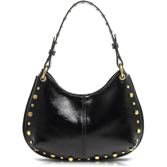 Sunyuer Trendy Riveted Hobo Bag - Chain Shoulder Bag & Crossbody Bag for Women, Suitable for Important Occasions, Work, Travel