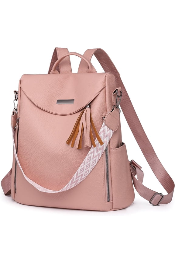 Versatile PU Leather Backpack – Multi-Way Carry, Anti-Theft & Spacious Organized Storage for Travel & Daily Use