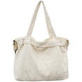thumbnail image 1 of Sunyuer Vintage Canvas Tote Bag for Women Men, Casual Messenger Bag Large Crossbody Bag Working Shoulder Bag with Pockets, 1 of 8