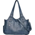 thumbnail image 1 of Sunyuer Vintage Hobo Bag for Women - Large Capacity Crossbody Shoulder Handbag with Multi Pockets, 3-Way Carry, Adjustable Strap, 1 of 7
