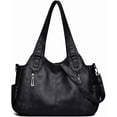 thumbnail image 1 of Sunyuer Vintage Hobo Bag for Women - Large Capacity Crossbody Shoulder Handbag with Multi Pockets, 3-Way Carry, Adjustable Strap, 1 of 7