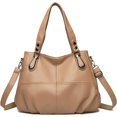 thumbnail image 1 of Sunyuer Vintage Large Capacity Shoulder Crossbody Tote Bags for Women PU Leather Hobo Satchel Y2K Purses Commute Travel Bags, 1 of 7