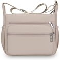 thumbnail image 1 of Sunyuer Waterproof Oxford Crossbody Bag for Women, Multi-Pocket Lightweight Adjustable Wide Strap Shoulder Messenger Bag Large Capacity Casual Handbag for Travel Shopping Daily Work, 1 of 8