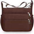 thumbnail image 1 of Sunyuer Waterproof Oxford Crossbody Bag for Women, Multi-Pocket Lightweight Adjustable Wide Strap Shoulder Messenger Bag Large Capacity Casual Handbag for Travel Shopping Daily Work, 1 of 8