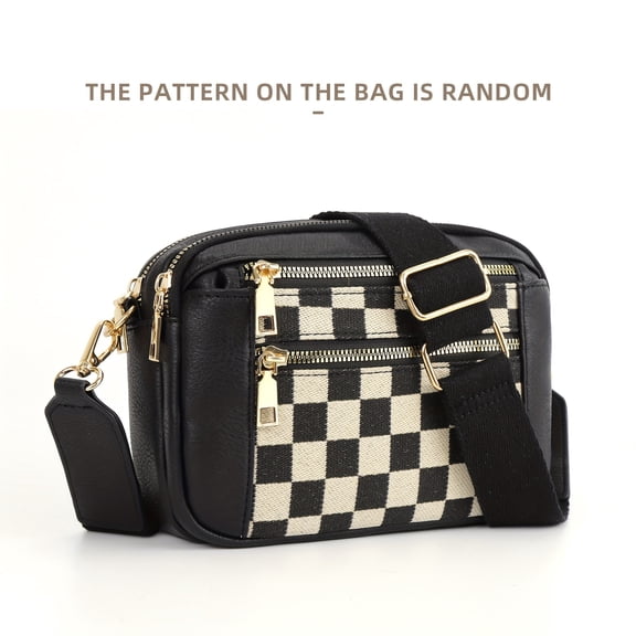 Sunyuer Women's Casual Cow Print Crossbody Purse - Adjustable Wide Shoulder Strap, Lightweight, Zipper Closure, Square Wallet, Vegan PU Material, Casual Accessory| Adjustable Strap Bag