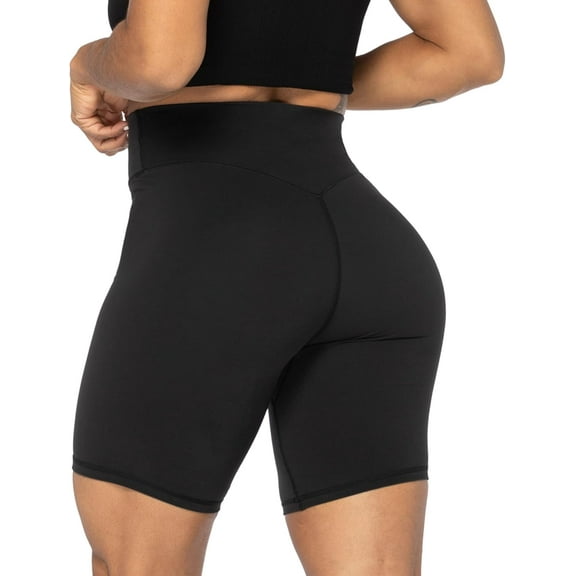 Sunzel Seamless High-Rise Bike Shorts for Women, Opaque Workout & Gym Wear