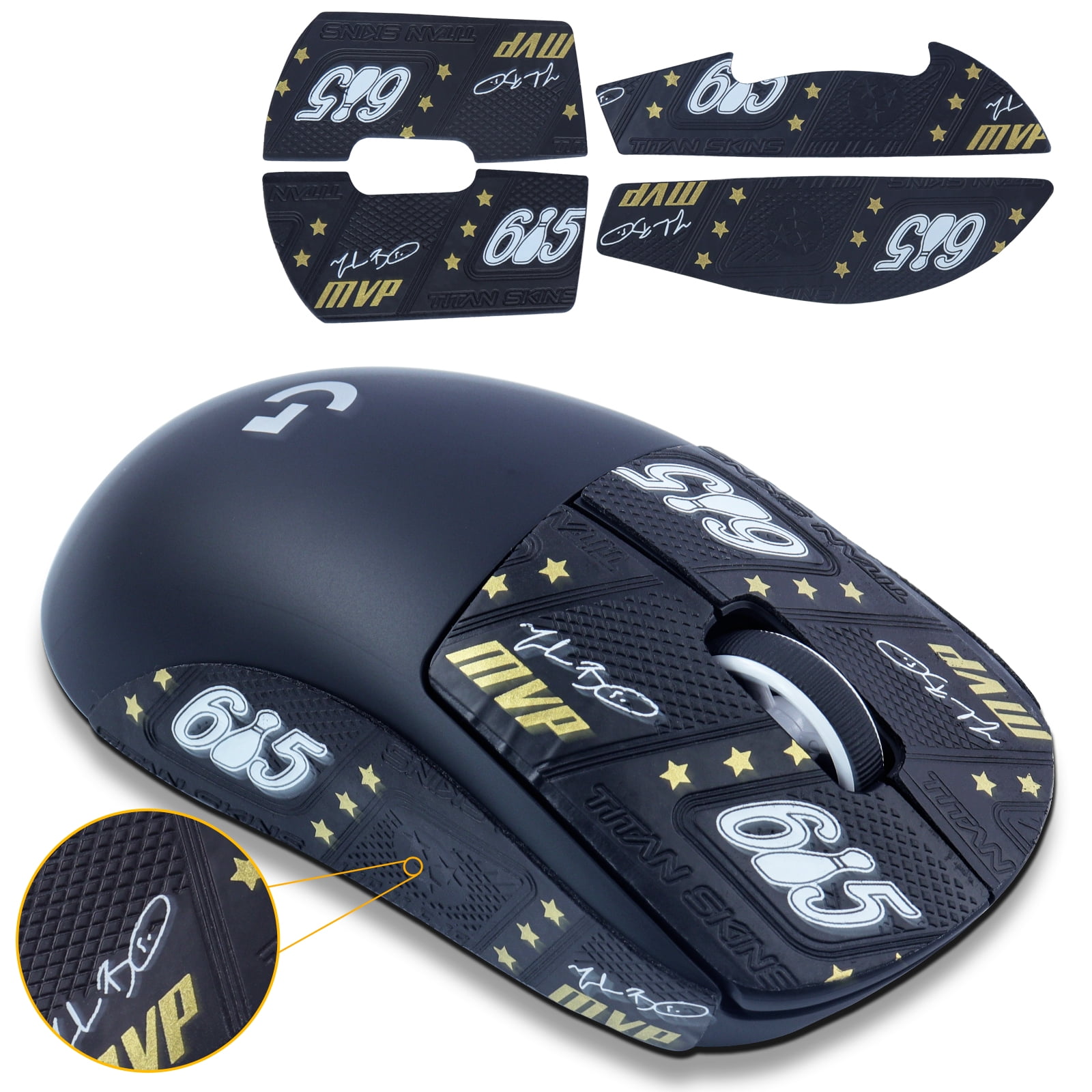 Mouse Upgrades Sunzit Mouse Grip Tape fit for Logitech G Pro X Superlight,Self ...