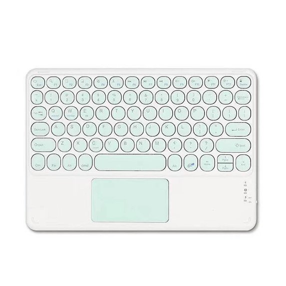 Dvkptbk Bluetooth Wireless Keyboard, 78-Keys Lightweight Ultra Slim Keyboard with Touchpad, Office School Supplies for Computer, Desktop, PC, Laptop, Tablet