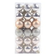 thumbnail image 1 of SuoKom Christmas Balls, 36Pcs 1.6 Inch Khaki Christmas Balls Hanging Ornaments Shatterproof Delicate Baubles Set, for Home Holiday Party Xmas Tree Decoration Gifts, 1 of 8