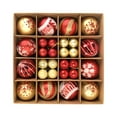 thumbnail image 1 of SuoKom Christmas Balls, 44Pcs Red & Gold Christmas Balls Hanging Ornaments Shatterproof Delicate Baubles Set, for Home Holiday Party Xmas Tree Decor Gifts(1.2"/2.4" Combo), 1 of 7