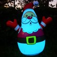 thumbnail image 1 of SuoKom LED Color Changing Light Santa Christmas Yard Inflatable, 31.5 in, 1 of 5
