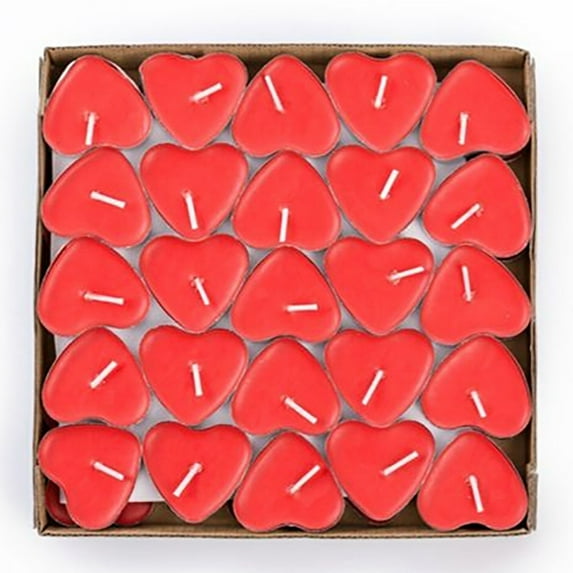 SuoKom Love Tea Lights Heart-shaped Candle Light Wedding Room Holiday Decoration