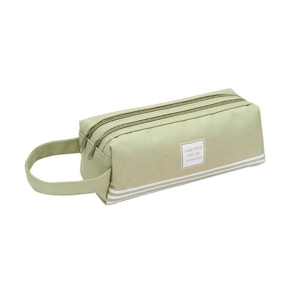 SuoKom Pencil Case, Large Capacity Pencil Pouch, Solid Color Durable Portable Pencil Bag Stationery Pouch with Zipper, Office College School Supplies for Students Adults Teens