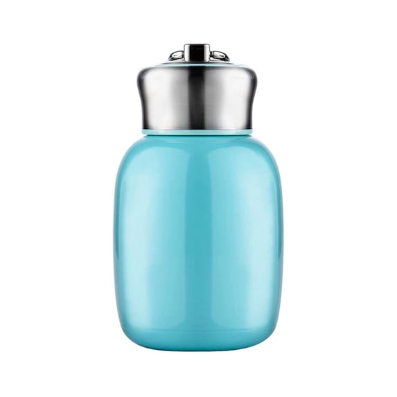 SuoKom Water Bottles, 7oz Mini Thermos Cup BPA Free Stainless Steel Drinking Water Bottle, Leak Proof Portable, for College School Supplies Travel