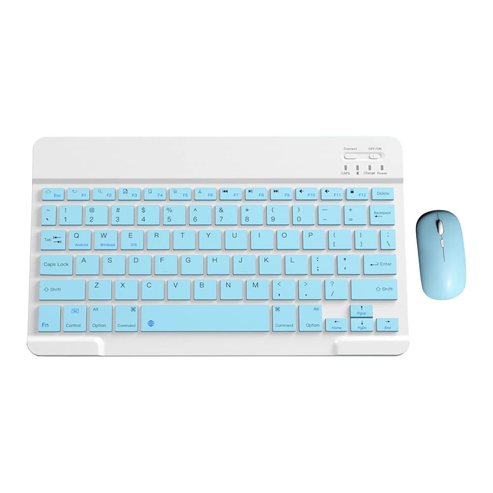 SuoKom Compact Wireless Keyboard & Mouse Combo, 78-Keys, for PC, Laptop ...