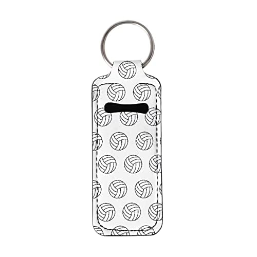 Suobstales Volleyball Chapstick Holder Volleyball Compact Lipstick