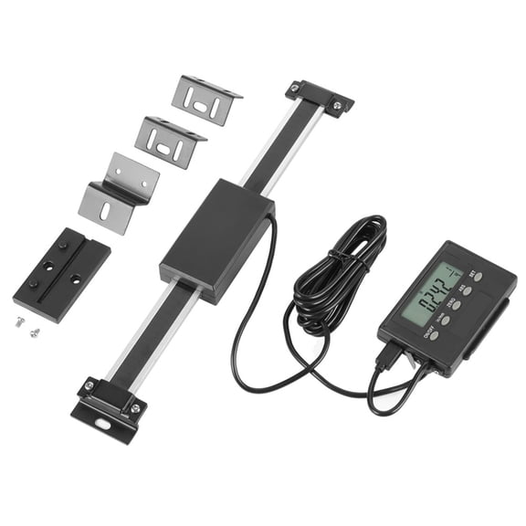Suodoka 0-150mm Digital Readout DRO Remote LCD Scale Kit for Woodworking and Metalworking Lathes Milling Machines, 11.2 inches / 28.5 cm High Precision Measurement Gauge Tool