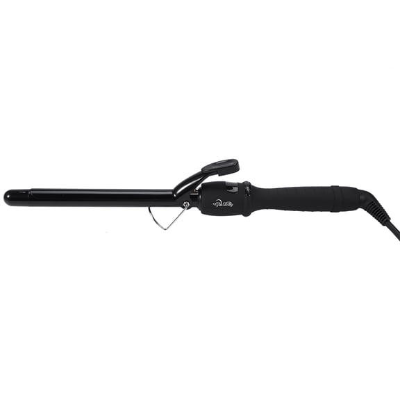 Suodoka 0.75-Inch (19mm) Professional Ceramic Hair Curling Iron, Rapid PTC Heating Deep Wave Curler with Adjustable Temperature, Black