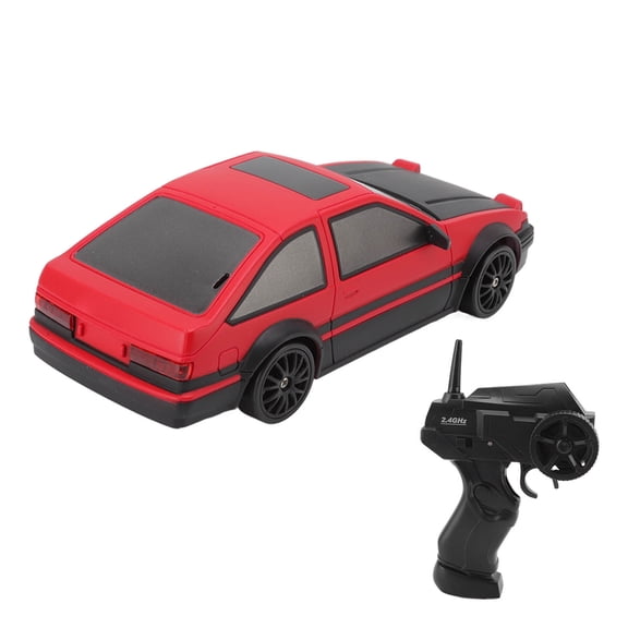 Suodoka 1:24 Scale Chargeable High-Speed Drifting RC Sport Racing Car with Interchangeable Drift Tires, 15KM/H Max Speed, 27MHz Remote Control Vehicle Toy for Kids, 8.27 inches / 21 cm