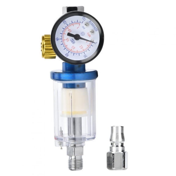 Suodoka 1/4in Air Inlet Pressure Regulator Inline Water Oil Trap Filter Separator for Spray Gun Tool Accessories[cite: 1]