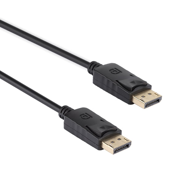 Suodoka 1.8M DisplayPort Cable DP to DP Interface Adapter Cable Black Cell Phone Accessories, 5.9ft / 1.8m High Definition Video Lead