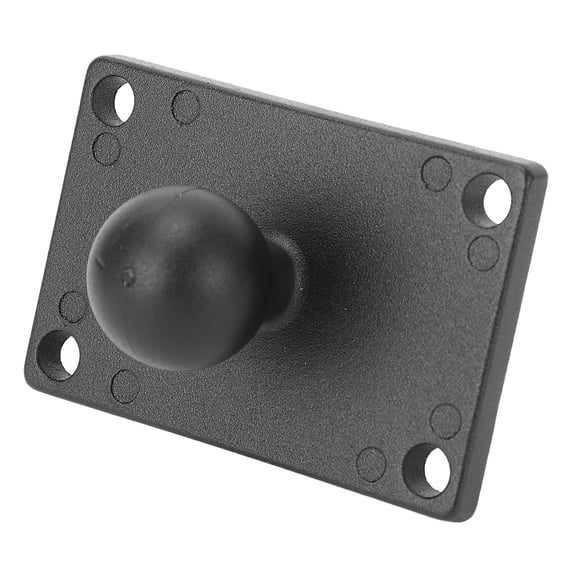 Suodoka 1 Inch Ball Mount Universal Aluminum Alloy AMPS Square Plate Adapter with AMPS Hole for B Size Ball Double Socket Arms Fishfinder Mounting Base (1 Inch / 25.4 mm)