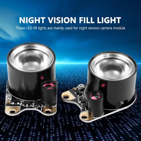 Suodoka 1 Pair LED Fill Lights For Raspberry Pi 3/2/B+ Infrared 850IR Night Vision Camera Module