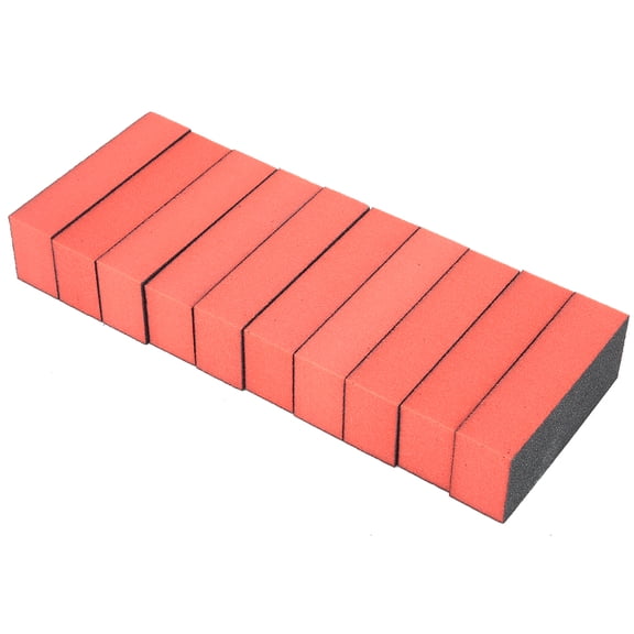 Suodoka 10 Pieces Nail Buffer Block Sanding File Sponge Polisher Manicure Tools Set for Natural & Acrylic Nails Care, Multicolor (3.54 x 1.38 x 0.98 inches / 9 x 3.5 x 2.5 cm)
