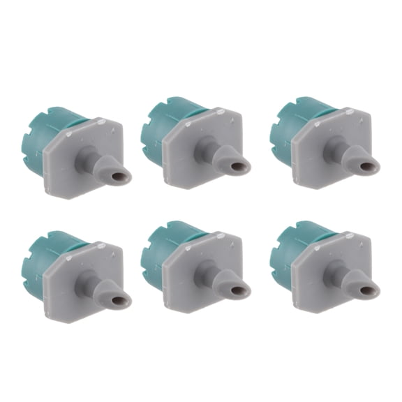 Suodoka 100 PCS 360-Degree Adjustable Drip Irrigation Emitters, 1/4 Inch Micro Sprinkler Water Drippers for Garden Lawn Landscaping Green