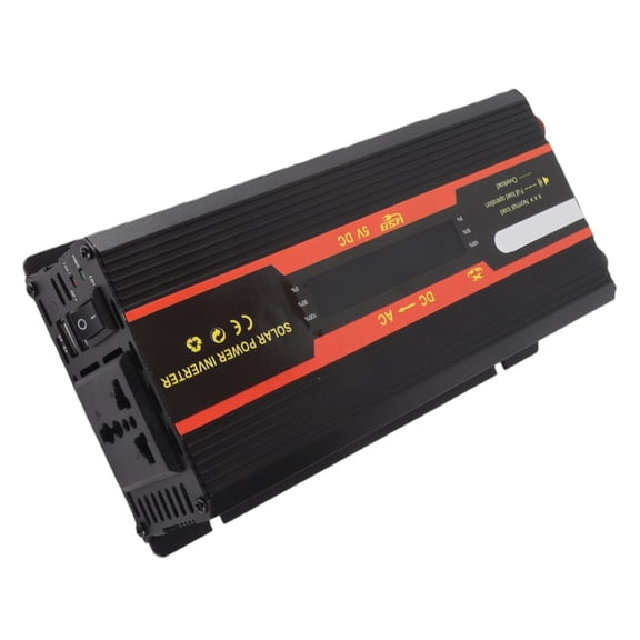 Suodoka 1000W Power Inverter Universal Dual Voltage 12V 24V-220V Car Solar Power Inverter with LCD Display (8.1 inches / 20.5 cm)