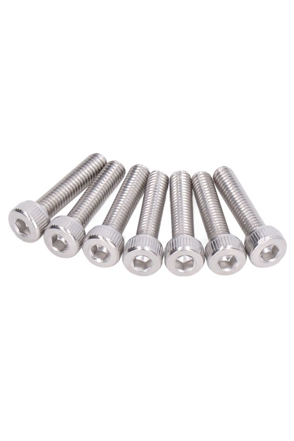 100Pcs M4 x 18mm (0.71 inches) Hex Socket Head Cap Screws, Galvanized Steel Industrial Fastener Kit for Machinery and DIY