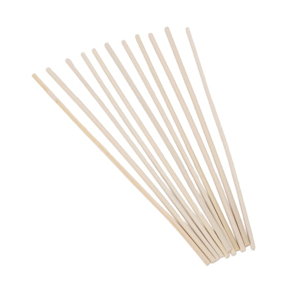 Suodoka 100pcs Natural Rattan Reed Diffuser Sticks, 7.1 inches / 18 cm Long, 4mm Diameter Fragrance Replacement Sticks for Essential Oil Diffusers