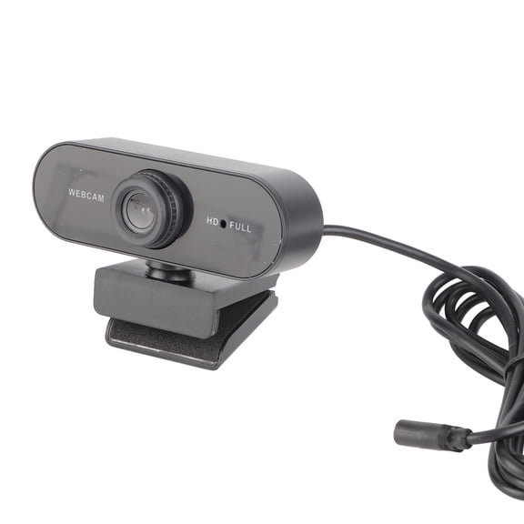 Suodoka 1080P HD Webcam with Built-in Microphone, USB Plug and Play PC Camera for Live Broadcast and Online Classes, Black