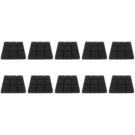 Suodoka 10Pcs Acoustic Panels Studio Foam Soundproof Wedges High Absorption Sound Dampening Wall Material, 11.8x11.8x1.97 inches / 30x30x5 cm, Black
