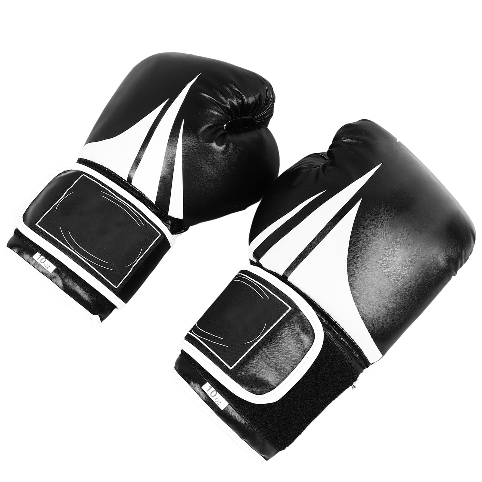 Suodoka 10oz Boxing Training Gloves for Men Women, Professional Heavy Bag Workout Sparring MMA Fighting Taekwondo Kickboxing Gloves, Black (10 Ounces / 283 Grams)