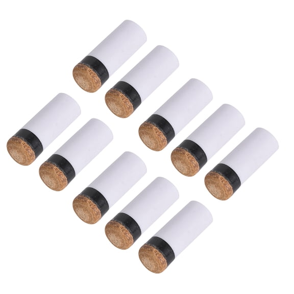 Suodoka 10pcs Snooker Pool Cue Tips Replacement Parts Accessories for Billiard Stick, 13mm / 0.51 inches
