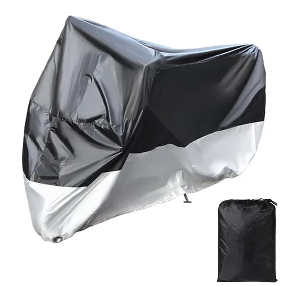 Suodoka 116.14 inches / 295 cm Motorcycle Cover with Keyhole All Season Waterproof Outdoor Dust Protection XXXXL[cite: 1]