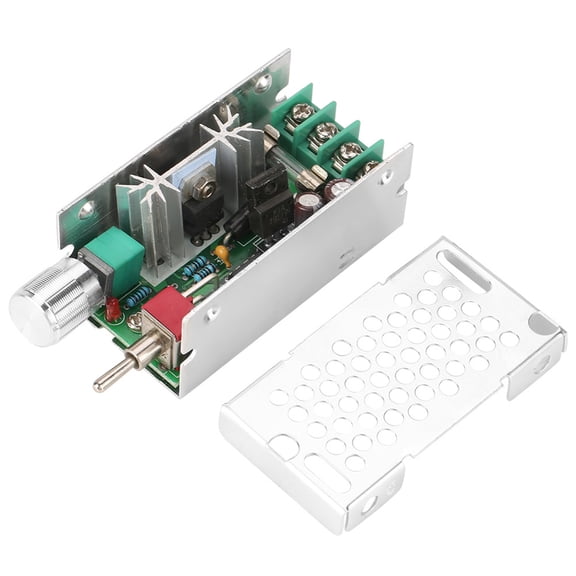 Suodoka 12-40V DC Brushed Motor Variable Speed Control PWM Controller CW CCW Switch 3A Rated 5A Max High Performance Governor For Industrial Automation (2.9 inches / 73.6 mm Length)[cite: 1]