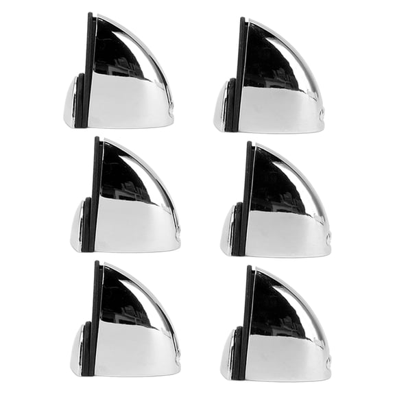 Suodoka 12-Piece Glass Partition Clamps Adjustable Desk Divider Support Panel Fixing Clip Bracket Zinc Alloy Glossy Finish Hardware Fits 0.04-0.39 in (1-10 mm) for Office Home Sneeze Guard
